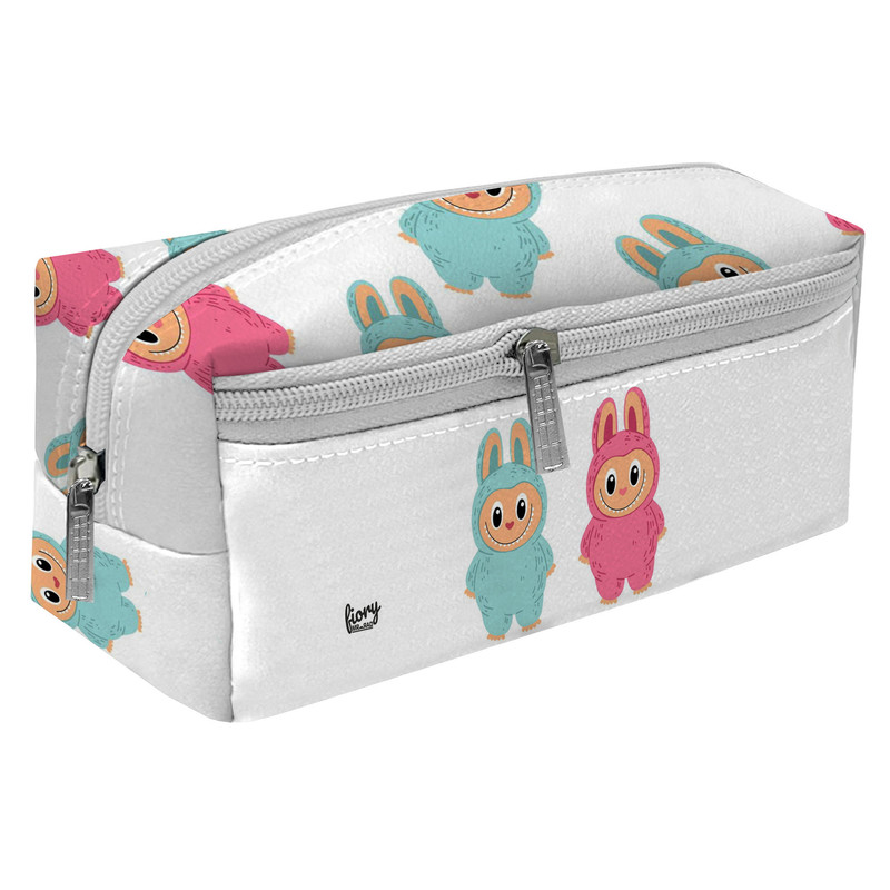 جامدادی مستر راد مدل سه زیپ طرح لابوبو کد fiory 2839