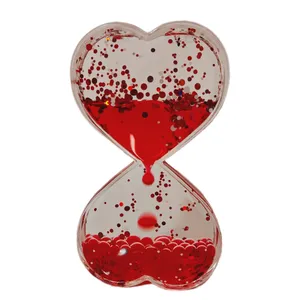 ساعت شنی طرح قلب مدل ژله ای روغنی 