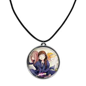 گردنبند خندالو مدل جانسون واکو و سوسی انیمه Little Witch Academia کد 2283222831