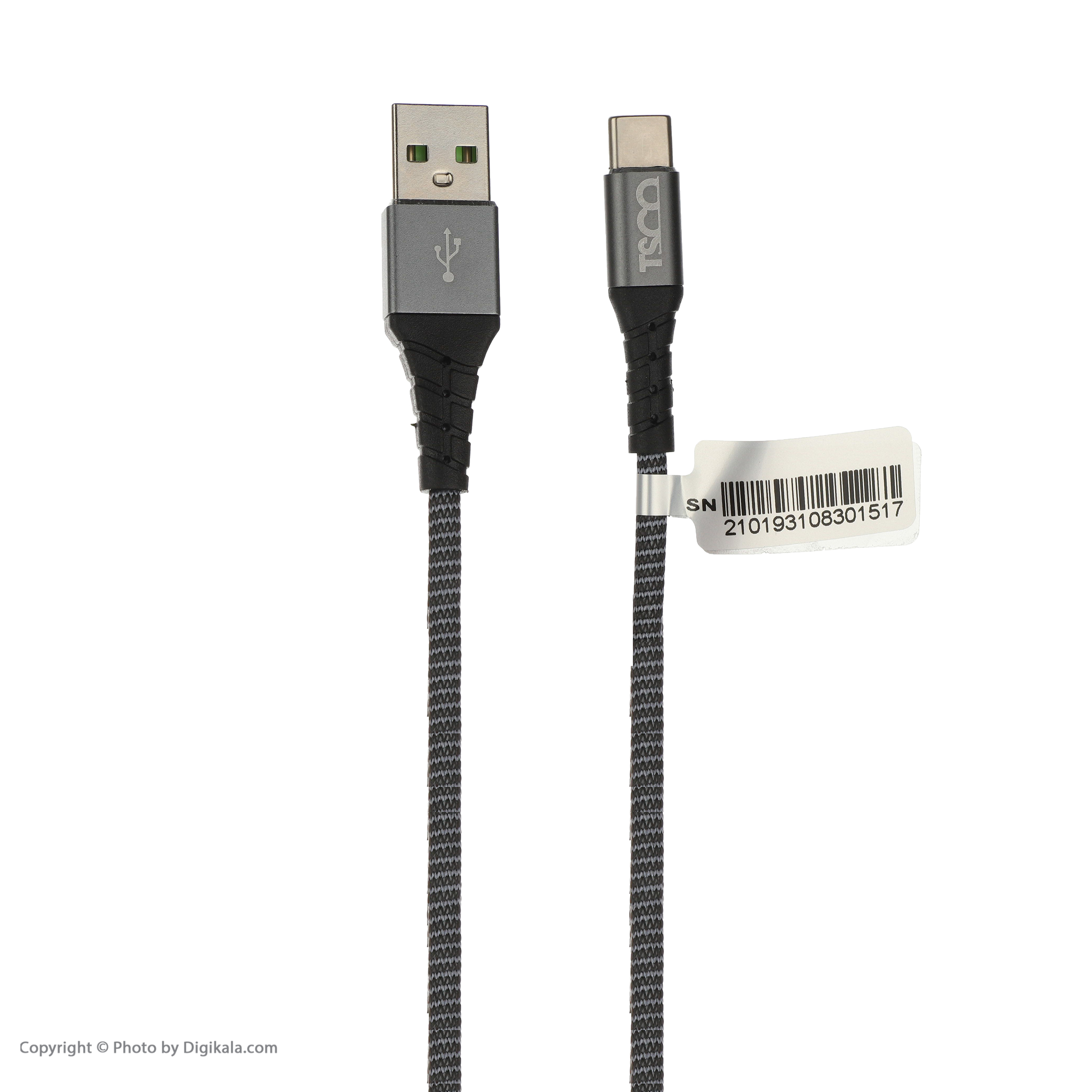 کابل تبدیل USB به USB-C تسکو مدل TC C193 طول 1 متر