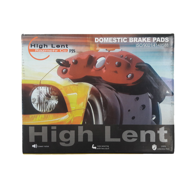 لنت ترمز جلو های لنت کد 66 مناسب برای پراید