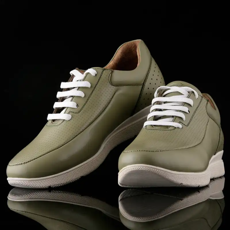 کفش روزمره زنانه چرم یلسان مدل  نیها کد NHA-629-GS