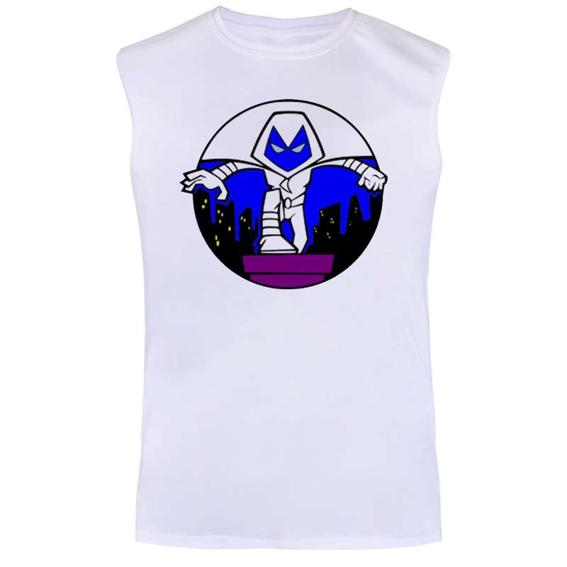 تاپ مردانه مدل Moon knight کد BA594 رنگ سفید