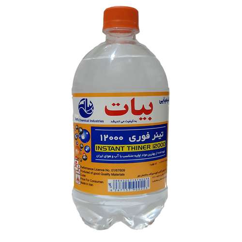 تینر فوری بیات مدل ۱۲۰۰۰ حجم ۱ لیتر