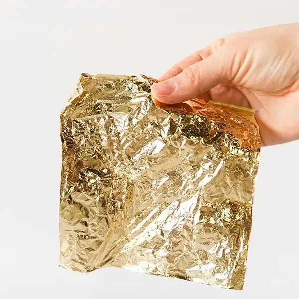 ابزار تزیین کیک مدل ورق طلا مجموعه 5 عددی