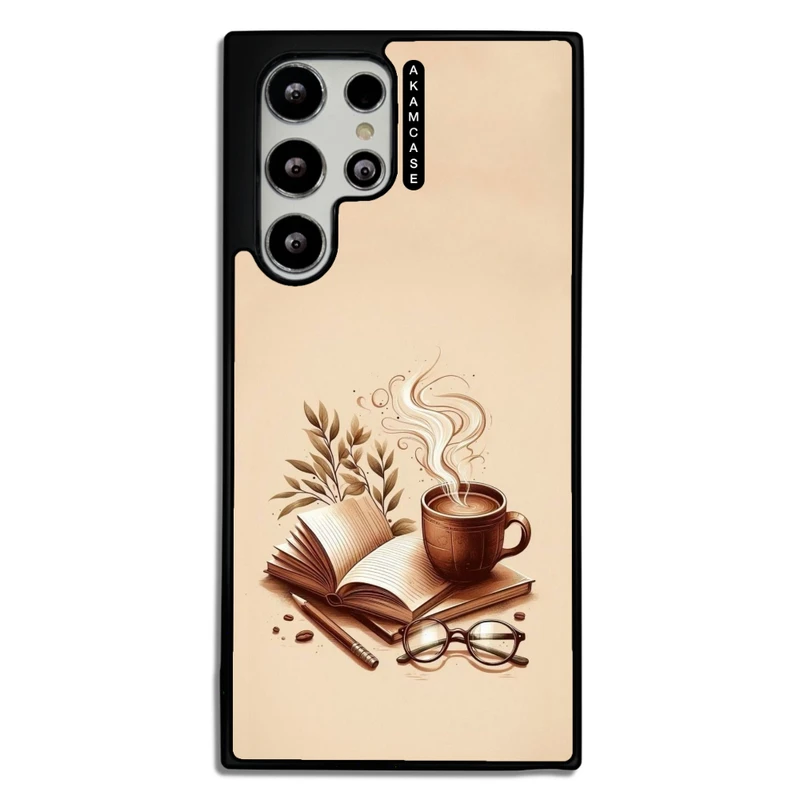 کاور آکام مدل AMC-WSGS22U-COFFEE-4 مناسب برای گوشی موبایل سامسونگ Galaxy S22 Ultra