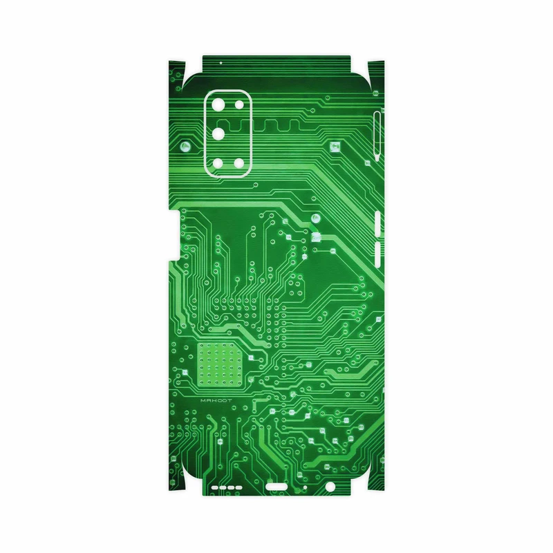 برچسب پوششی ماهوت مدل Green-Printed-Circuit-Board-FullSkin مناسب برای گوشی موبایل ریلمی 7 5G