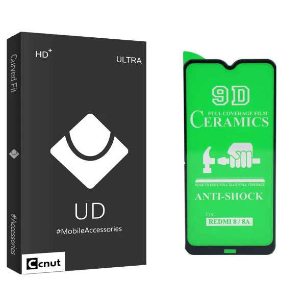 محافظ صفحه نمایش سرامیکی کوکونات مدل UD Black مناسب برای گوشی موبایل شیائومی REDMI 8/REDMI 8A