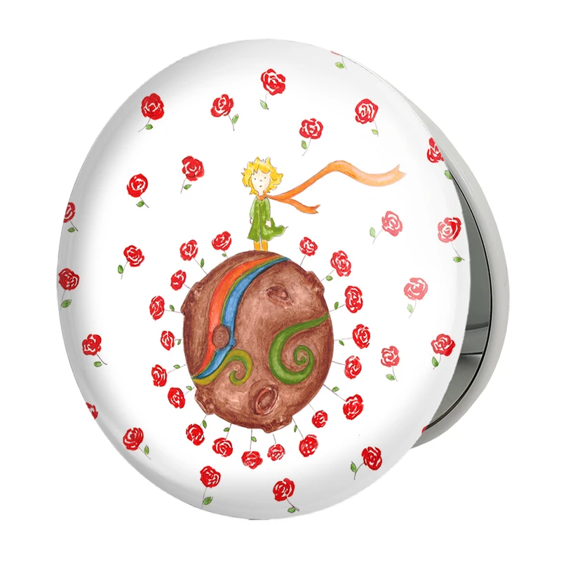 آینه جیبی خندالو طرح شازده کوچولو مدل تاشو کد 1821 