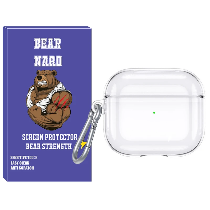 کاور برنارد مدل Clear-BR مناسب برای کیس اپل ایرپاد Airpods Pro / Airpods pro 2