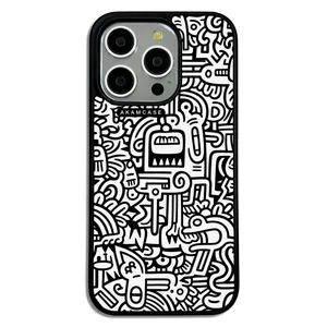 AKAM AMC-WA15PRO-DOODLE15 Cover For Apple iPhone 15 Pro