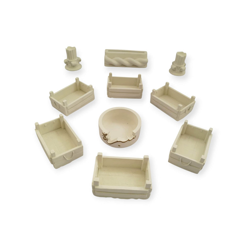 مجموعه ظروف هفت سین 10 پارچه مدل عیدی