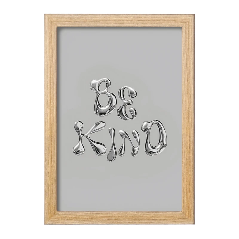 تابلو خندالو مدل Be Kind کد F3901