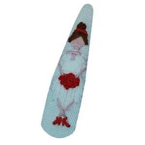 گیره مو زنانه مدل تق تقی گلدوزی گلپری 