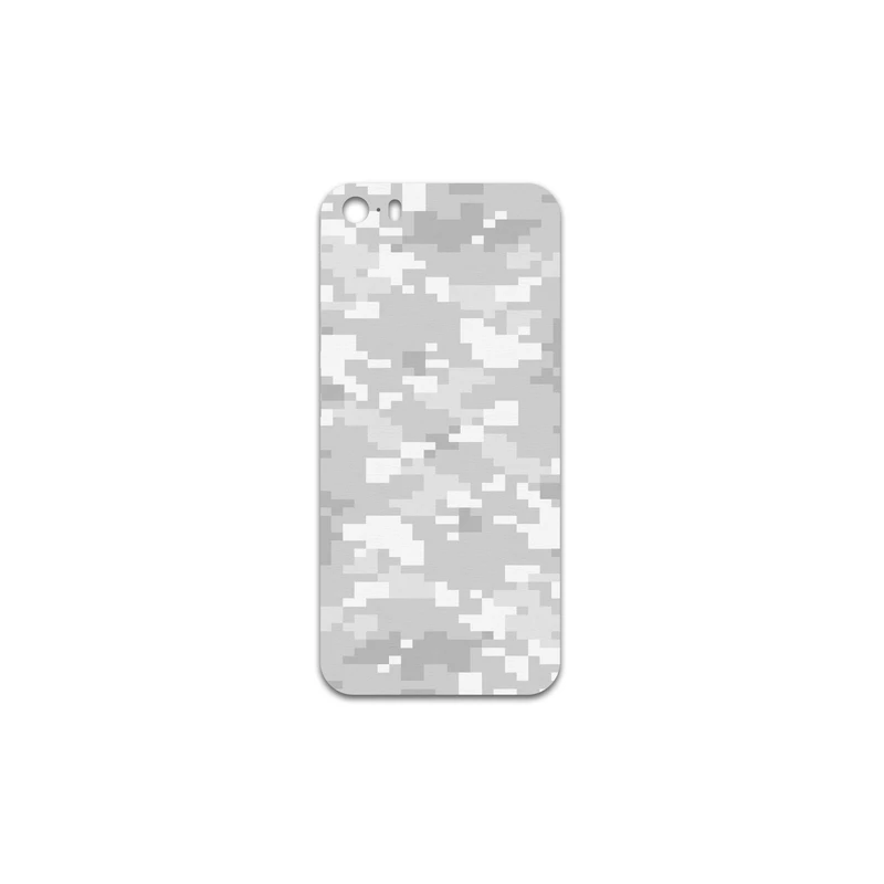 برچسب پوششی ماهوت مدل Army-Snow-Pixel مناسب برای گوشی موبایل اپل iPhone 5s