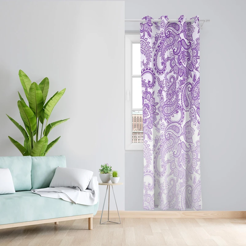 پرده مدل مخمل پانچی کد 1303سایز 140x200 سانتی متر