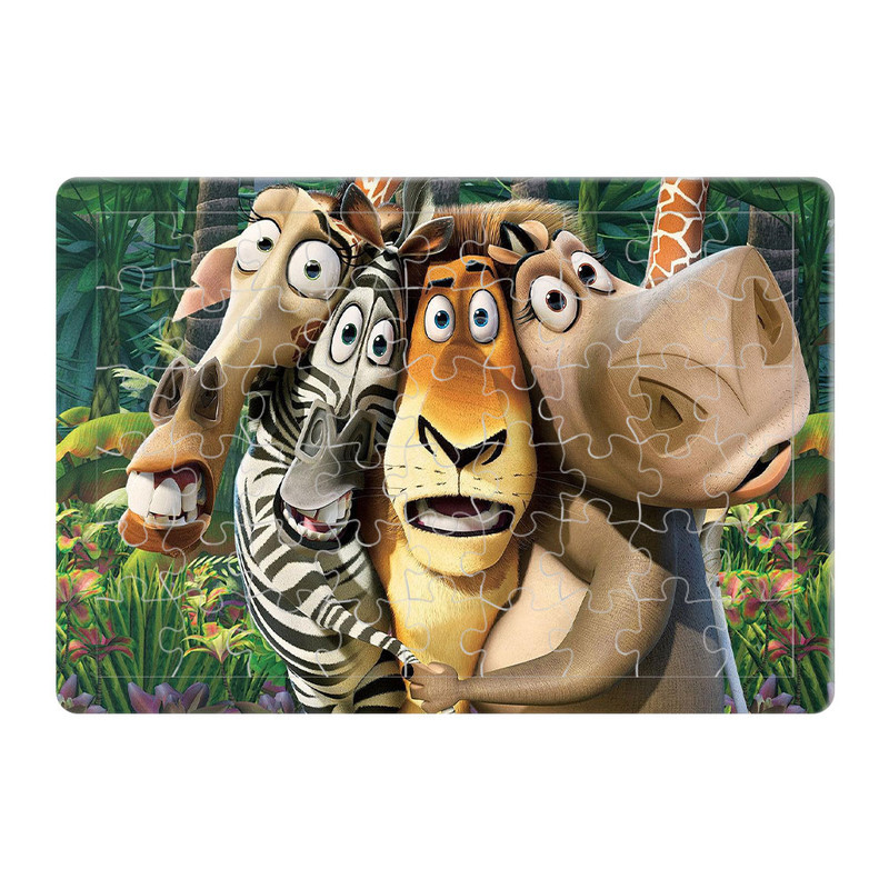 پازل 54 تکه طرح ماداگاسکار مدل P0123