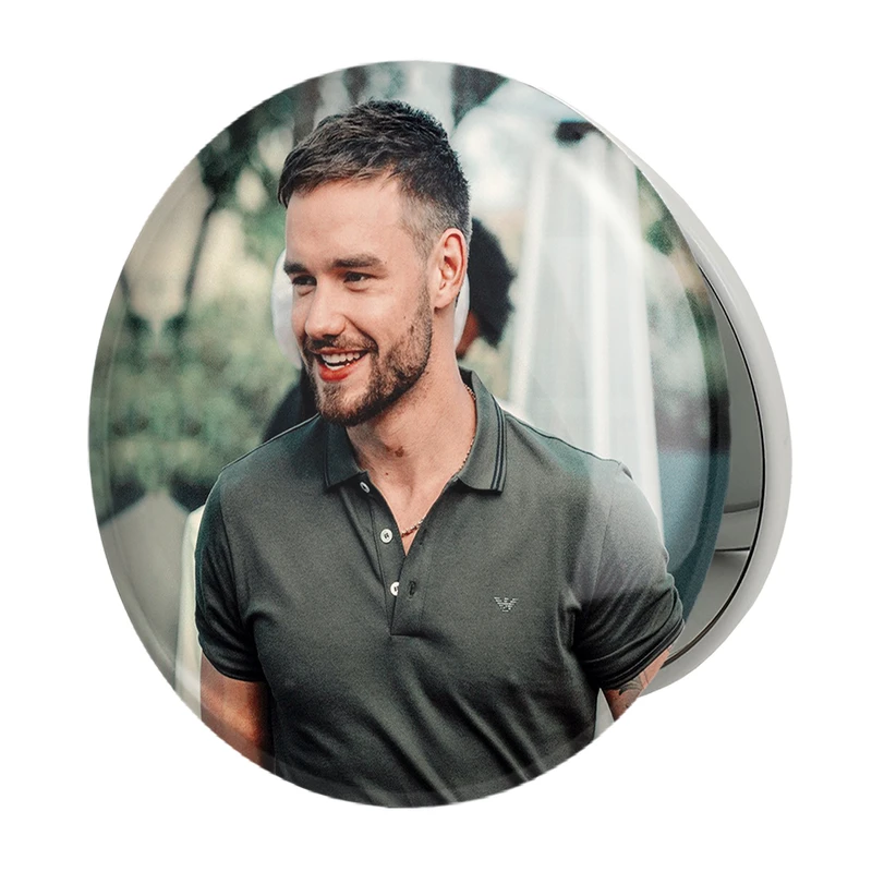 آینه جیبی خندالو طرح لیام پین گروه موسیقی وان دایرکشن One Direction مدل تاشو کد 2928 