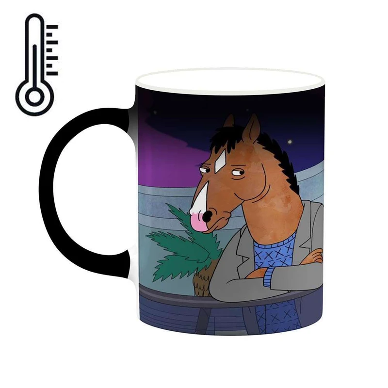 ماگ حرارتی کاکتی مدل کارتون BoJack Horseman کد mgh22332