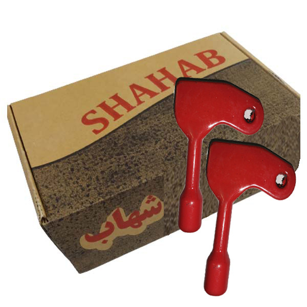 کلید سه گوش درب آسانسور هادی صنعت شهاب مدل 00004 بسته 2 عددی