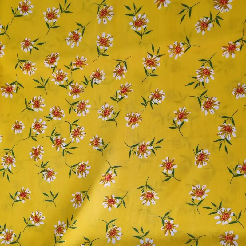 پارچه لباس مدل نخی گلدار کد nk666