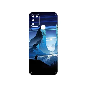 MAHOOT Blue Mountains Digital Art Cover Sticker for Infinix Hot 11 Play