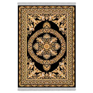 فرش پارچه‌ای دفه مدل فرشینه هازان مخمل کد 088