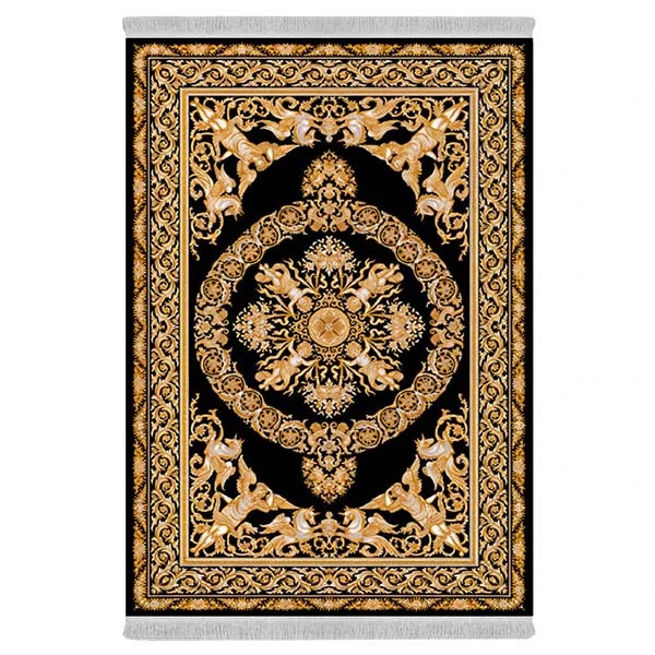 فرش پارچه‌ای دفه مدل فرشینه هازان مخمل کد 088