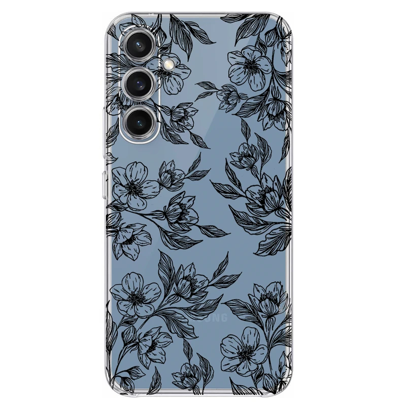 کاور مگافون طرح گل مدل C50-B مناسب برای گوشی موبایل سامسونگ Galaxy S23 FE