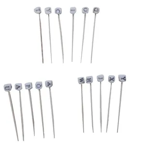 تاپر تزیین کیک به گز مدل الفبا مجموعه 16 عددی