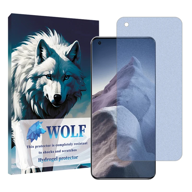 محافظ صفحه نمایش مات آنتی بلو ولف مناسب برای گوشی موبایل شیائومی Mi 11 Ultra 