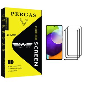 نقد و بررسی محافظ صفحه نمایش وایلی نایس مدل Pergas Glass مناسب برای گوشی موبایل سامسونگ Galaxy A52 بسته سه عددی توسط خریداران