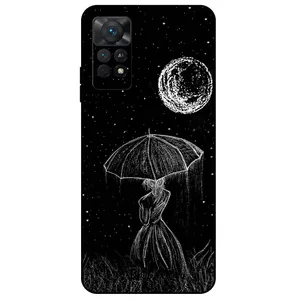 Megafone Girl and Moon 1369 Cover For Xiaomi Redmi Note 11E Pro