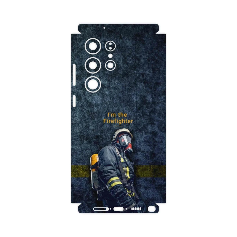 برچسب پوششی ماهوت مدل Firefighter-FullSkin مناسب برای گوشی موبایل سامسونگ Galaxy S23 Ultra