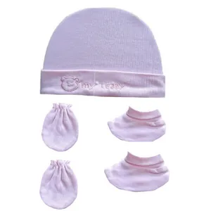 ست 3 تکه لباس نوزادی مدل تدی رنگ صورتی