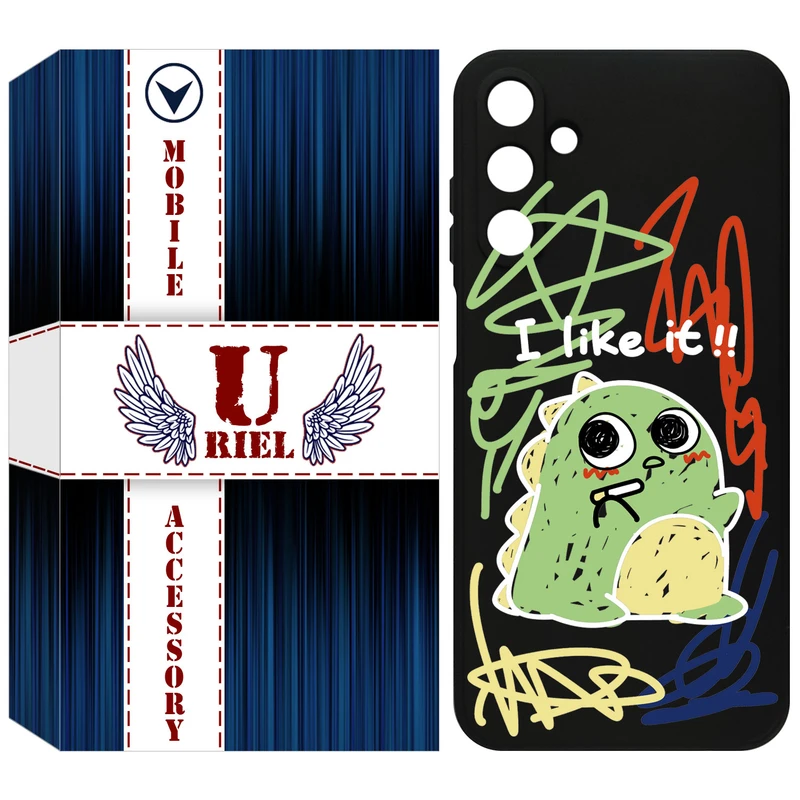 کاور یوریل مدل KSH کد 21 طرح دایناسور نقاش مناسب برای گوشی موبایل سامسونگ Galaxy A15