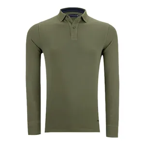 پولوشرت آستین بلند مردانه سیاوود مدل 2228911 G-GRN