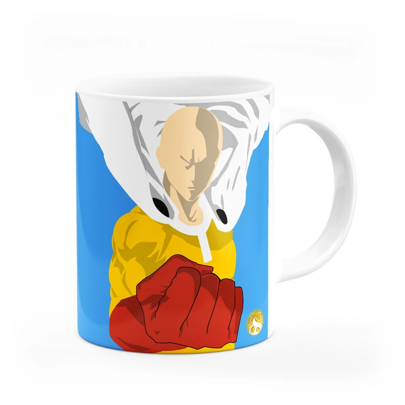 ماگ هومرو طرح انیمه مرد تک مشتی One Punch Man مدل MG2256