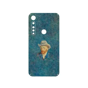 MAHOOT Self portrait with a gray felt hat Cover Sticker for Motorola One Vision Plus