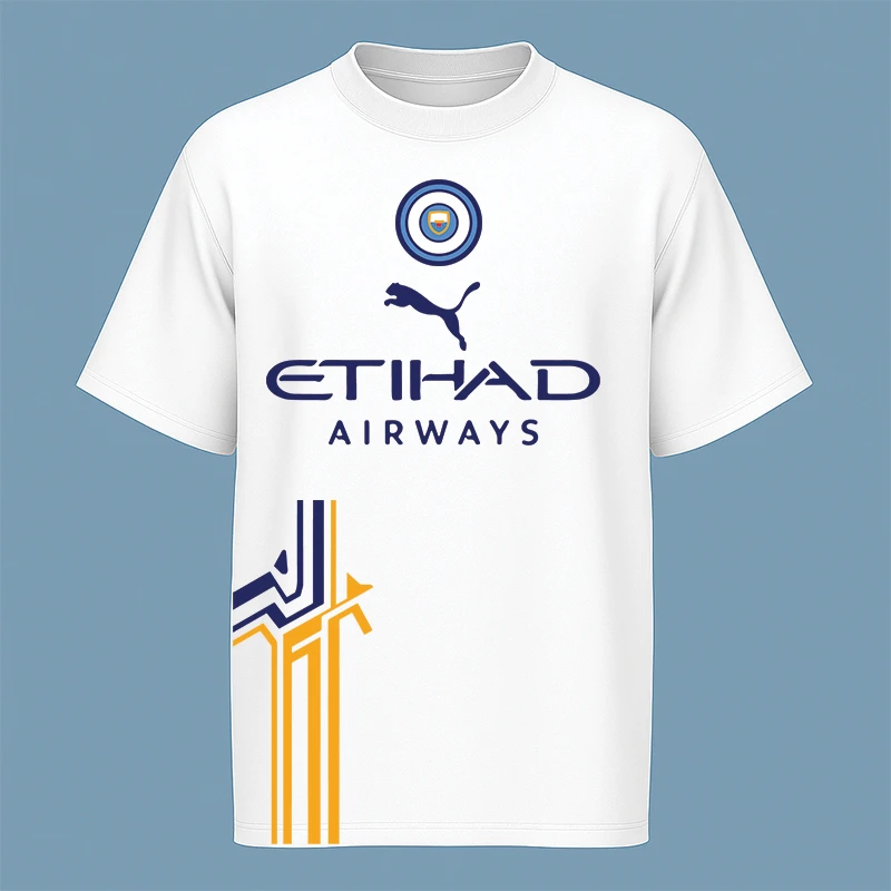 تی‌شرت آستین کوتاه مردانه مدل کیت منچستر سیتی V20