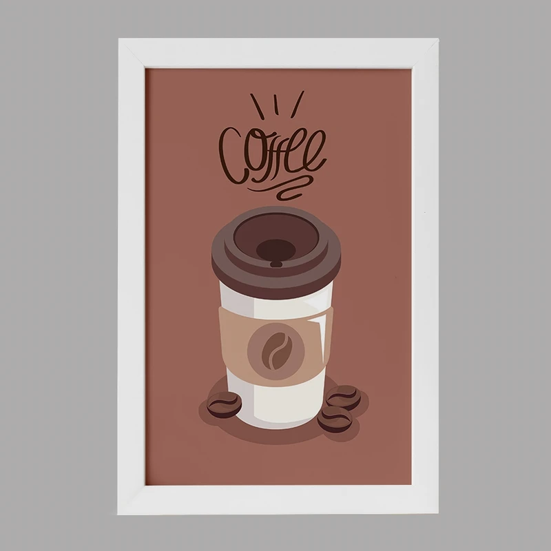 تابلو خندالو مدل قهوه (Coffee) کد F1549