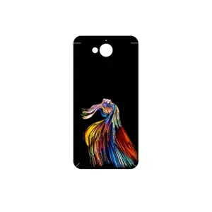 MAHOOT Rainbow Hair Digital Art Cover Sticker for HTC Desire 650