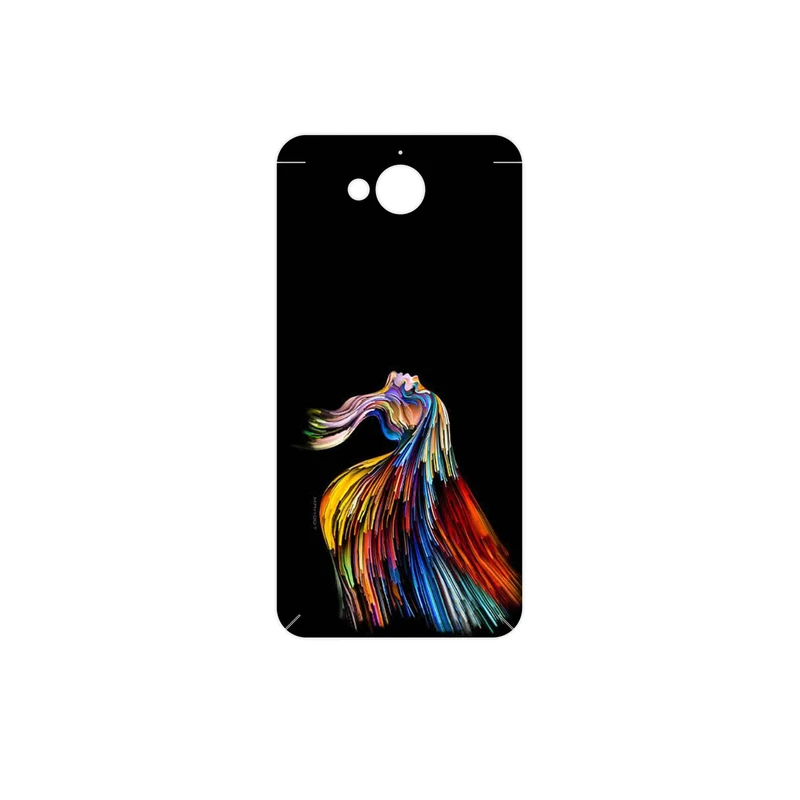 برچسب پوششی ماهوت مدل Rainbow Hair Digital Art مناسب برای گوشی موبایل اچ تی سی Desire 650