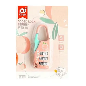 قفل آویز  طرح هلو مدل رمزدار