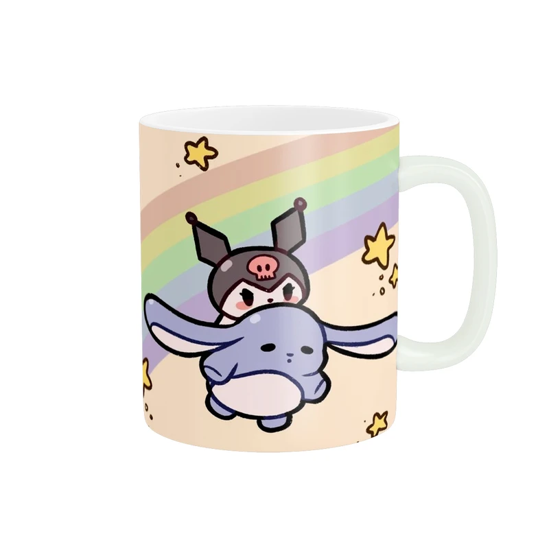 ماگ پادآفرین مدل کارتون کرومی و مای ملودی Kuromi کد PM3312