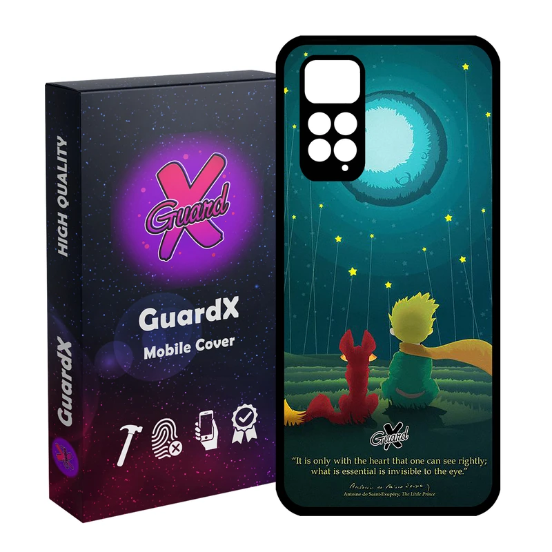 کاور گارد ایکس طرح Little Prince مدل Glass10053 مناسب برای گوشی موبایل شیائومی Redmi Note 11S/ Note 11 4G
