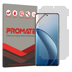 Promate Resistant model transparent screen protector suitable for Realme 12 Pro Plus mobile phone