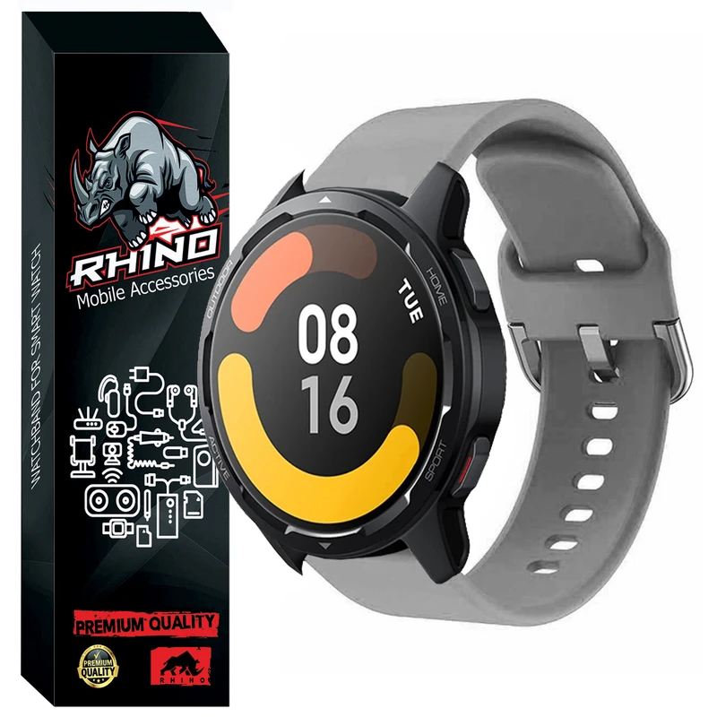 بند راینو مدل Silic-SQ مناسب برای ساعت هوشمند شیائومی S1 Active