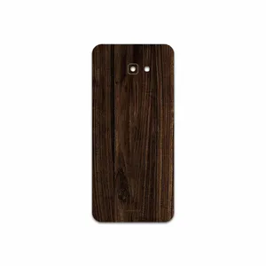 MAHOOT Dark Walnut Wood Cover Sticker for Samsung Galaxy J4 Plus