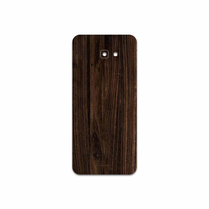 برچسب پوششی ماهوت مدل Dark Walnut Wood مناسب برای گوشی موبایل سامسونگ Galaxy J4 Plus